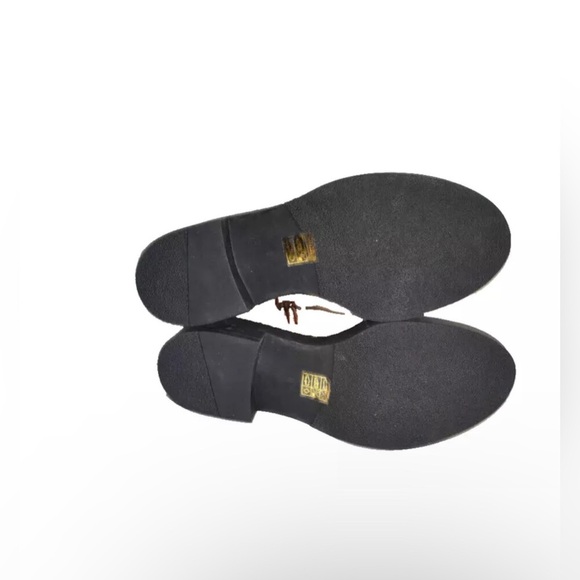 Jeffrey Campbell Lennard Knee High Riding Boot Two Tone   Brown Leather  SZ 7 - Picture 6 of 6